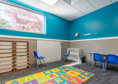 Learning room located inside Lighthouse Autism Center