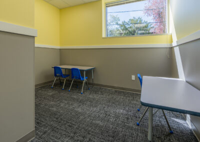Learning room located inside Lighthouse Autism Center