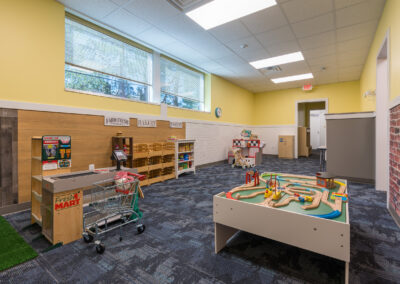 Kids play room located inside Lighthouse Autism Center